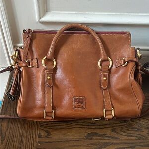 Dooney & Bourke natural large Florentine leather bag Satchel